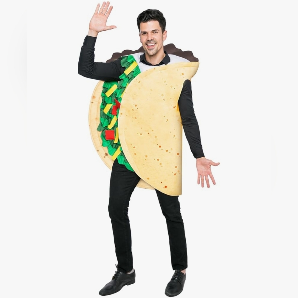 Spooktacular Creations Taco Standard Adult Costume Burrito Food New